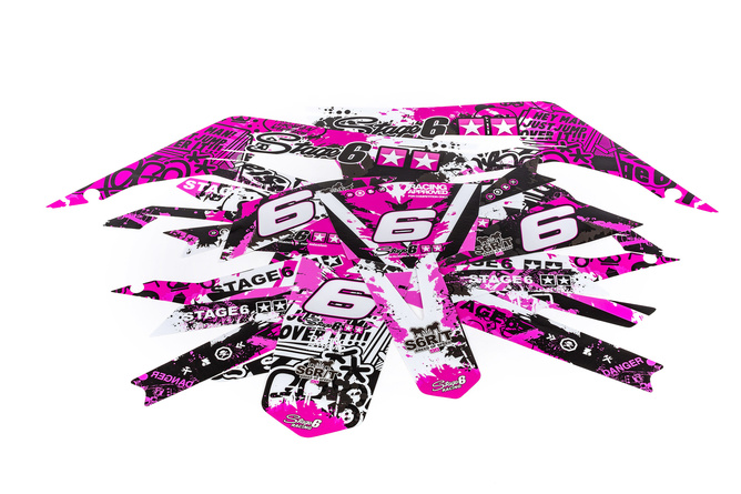 Dekor Kit Derbi Xtreme 2018 - 2020 pink / schwarz