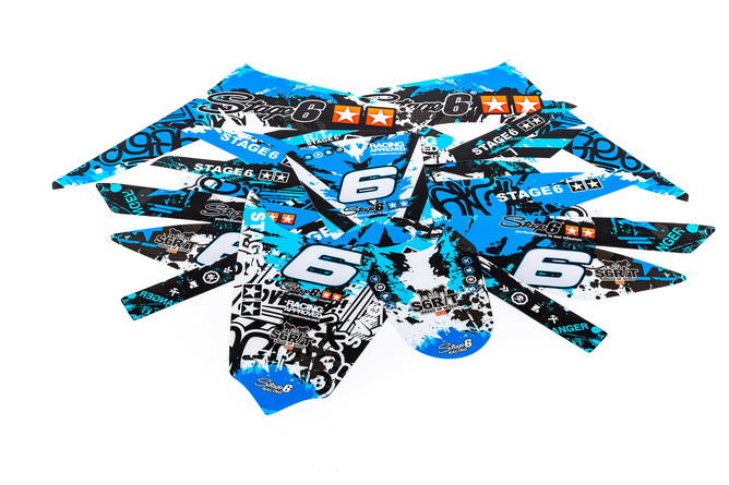 Graphic Kit Derbi Xtreme 2011 - 2017 Stage6 blue / black