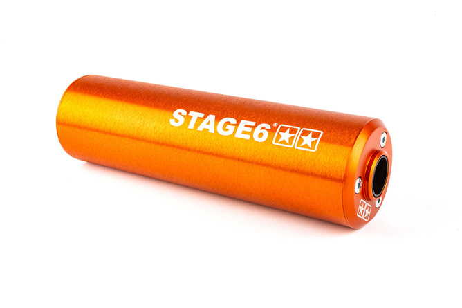 Auspuff Stage6 80 - 90 Derbi orange