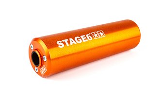 Silenciador Stage6 50 - 80cc Montage a la Derecha Naranja
