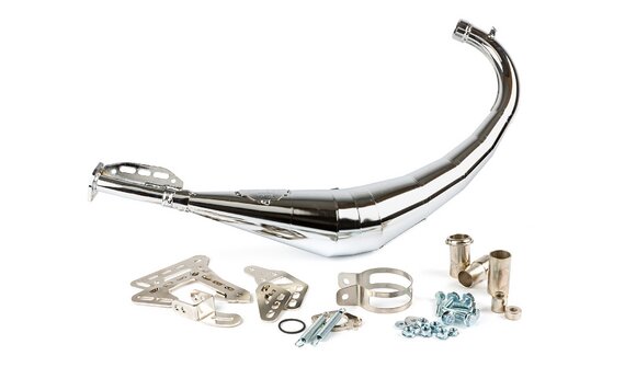 Auspuff (ohne ESD) Stage6 Streetrace chrome Derbi / AM6