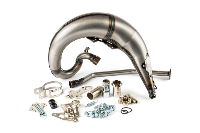 Exhaust (without silencer) Stage6 Streetrace high mount Derbi Senda