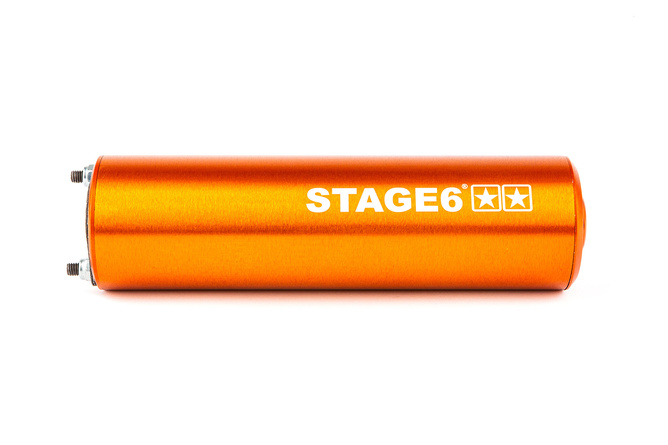 Auspuff Stage6 Streetrace high mount (linke Seite) CNC orange Beta RR 
