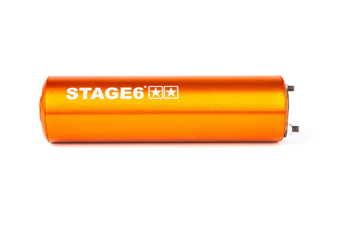 Marmitta Stage6 Streetrace montaggio alto CNC arancione Sherco SE / SM