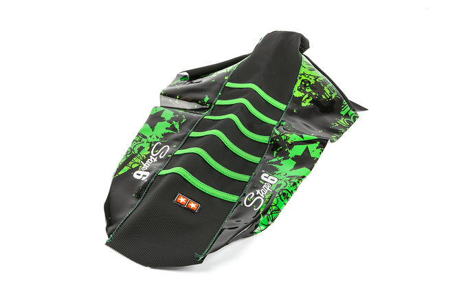 Seat Cover Yamaha DT Stage6 Full Covering green / black