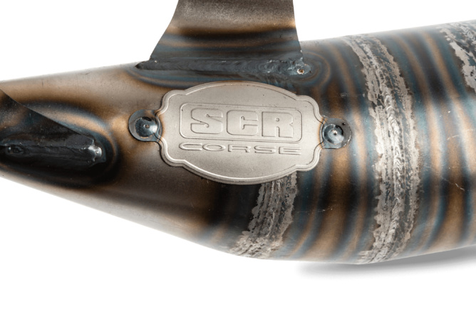 SCR Corse Exhaust "Racing Line" 50cc Rieju MRX / SMX / Beta RK6 AM6
