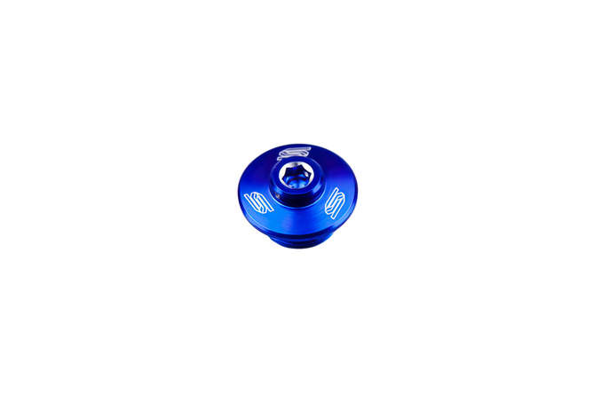 Öleinfülldeckel Scar Alu KXF 250 / 450 blau