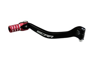 Gear Shift Lever Scar aluminium CR 125 red