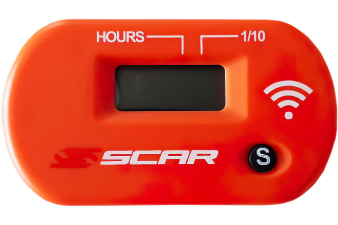 Hour Meter Scar wireless orange