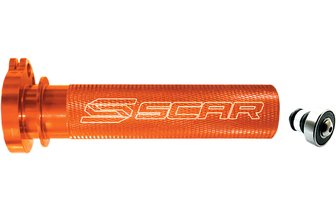 Barillet de gaz Scar aluminium avec roulement KTM orange