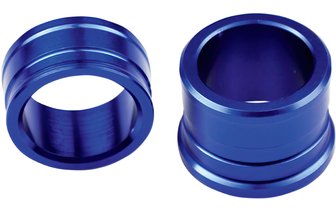 Distanzbuchsen Vorderrad Scar YZ 125 / 250 blau