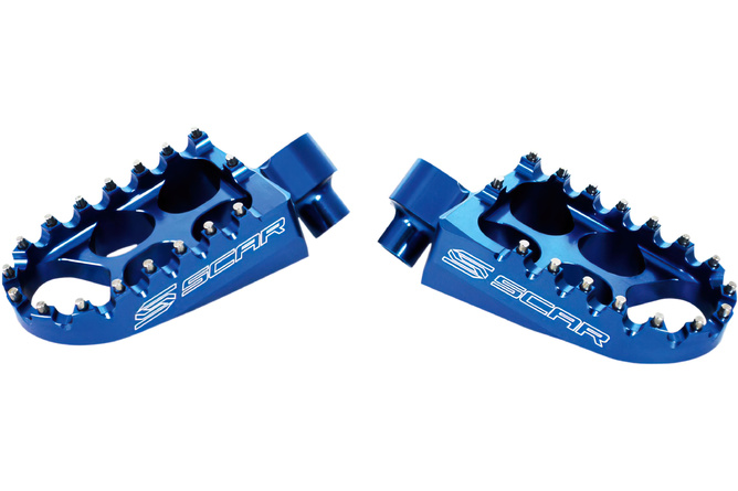 Footpegs Scar Standard Yamaha / GasGas blue