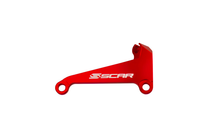 Clutch Cable Guide Scar aluminium CRF 250 red