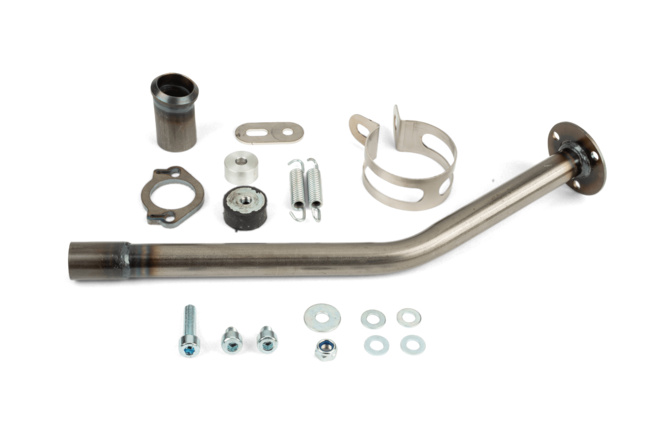 Pot d'échappement SCR Corse Handmade Cross 50 - 70 Derbi Bleu