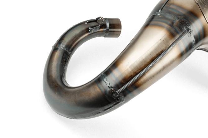 Pot d'échappement SCR Corse Handmade Cross 50 - 70 Derbi Rouge