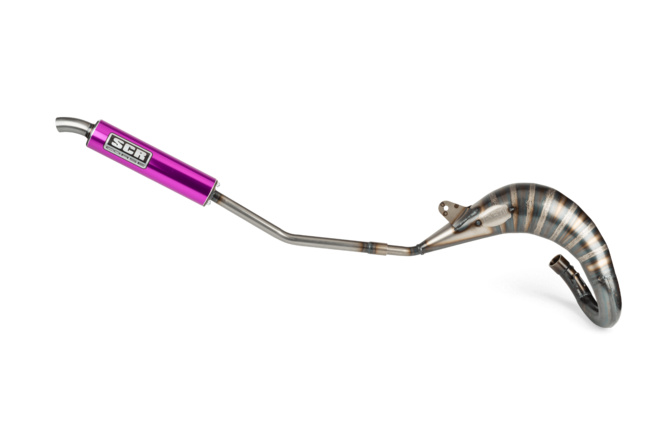 Pot d'échappement SCR Corse Handmade Cross 50 - 70 Sherco 50 Violet