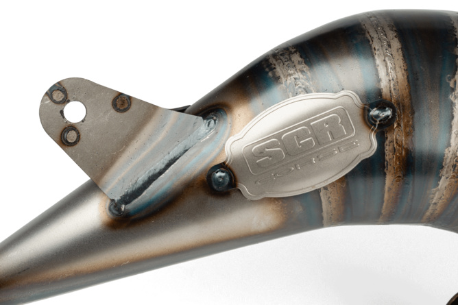 Pot d'échappement SCR Corse Handmade Cross 50 - 70 Sherco 50 Violet