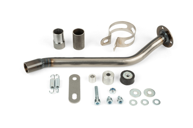 Pot d'échappement SCR Corse Handmade Cross 50 - 70 Beta RR Rouge