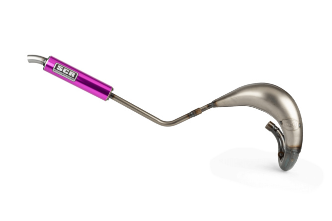 Pot d'échappement SCR Corse Handmade Cross 50 - 70 Rieju MRT Violet