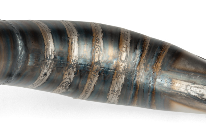 Pot d'échappement SCR Corse Racing Line Cross 70 - 80 Derbi Rouge