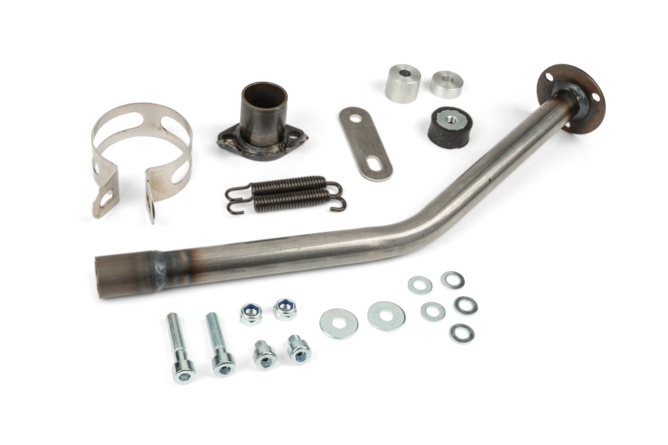 Pot d'échappement SCR Corse Racing Line Cross 70 - 80 Derbi Rouge