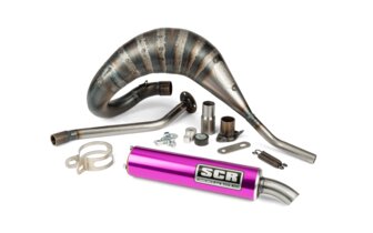 Pot d'échappement SCR Corse Racing Line Cross 70 - 80 Beta RR Violet