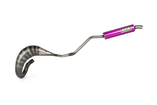 Pot d'échappement SCR Corse Racing Line Cross 70 - 80 Beta RR Violet