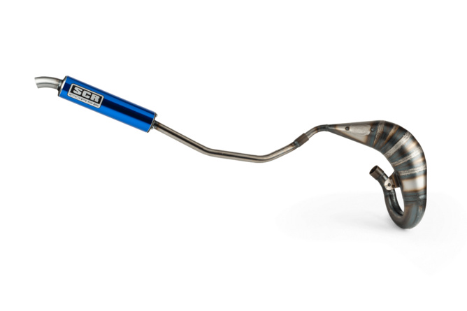 Pot d'échappement SCR Corse Racing Line Cross 70 - 80 Rieju MRT Bleu
