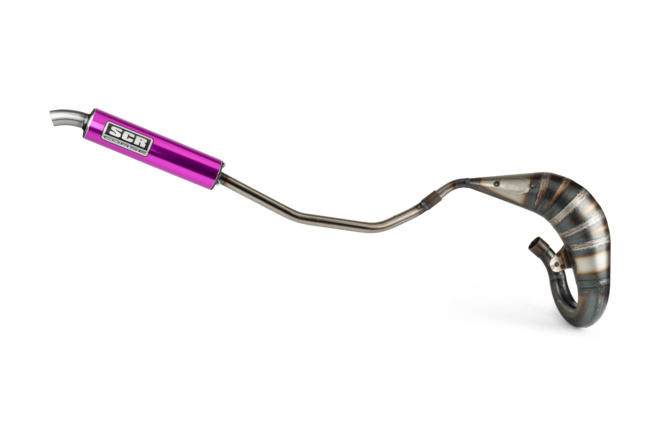 Pot d'échappement SCR Corse Racing Line Cross 70 - 80 Rieju MRT Violet