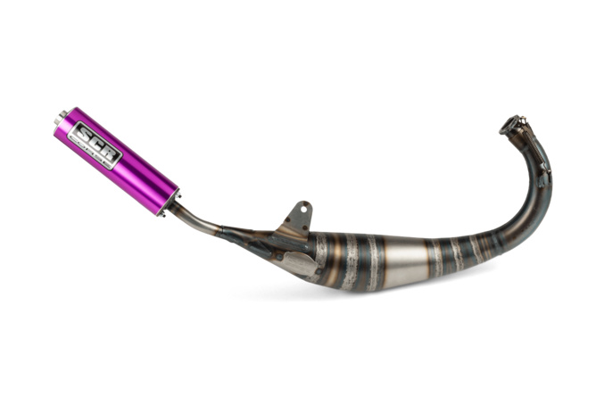 Pot d'échappement SCR Corse Racing Line 70 - 80 Derbi Violet