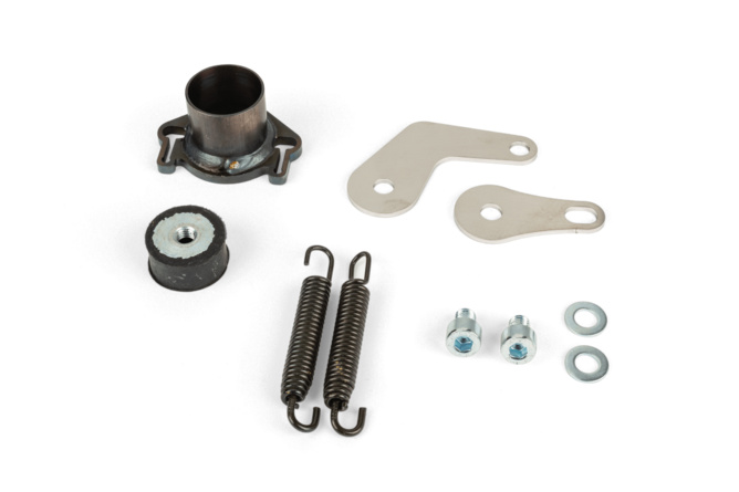 Pot d'échappement SCR Corse Racing Line 80 - 90 Derbi Rouge