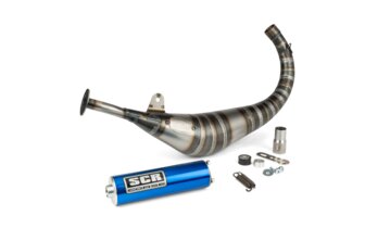 Pot d'échappement SCR Corse Racing Line 80 - 90 AM6 Bleu