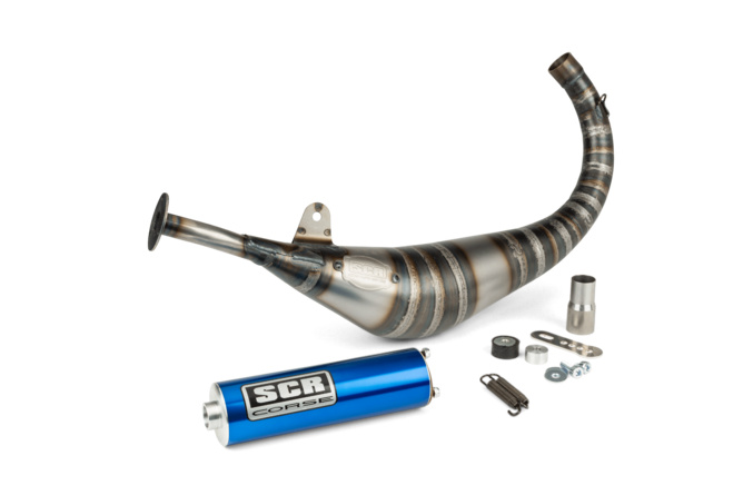 Pot d'échappement SCR Corse Racing Line 80 - 90 AM6 Bleu