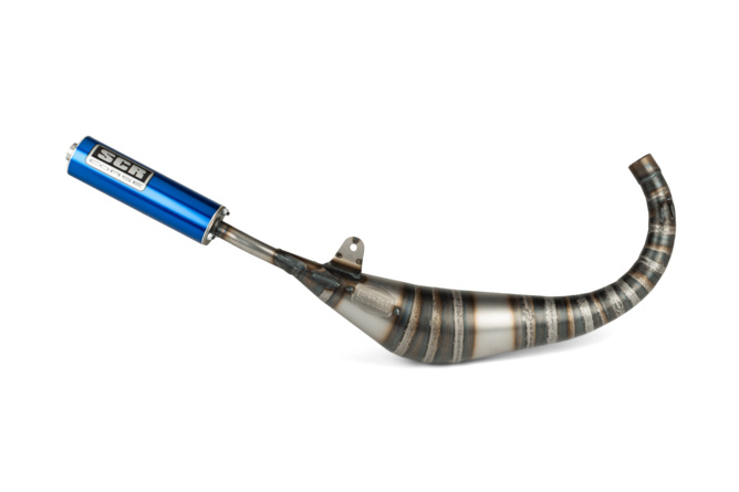 Pot d'échappement SCR Corse Racing Line 80 - 90 AM6 Bleu
