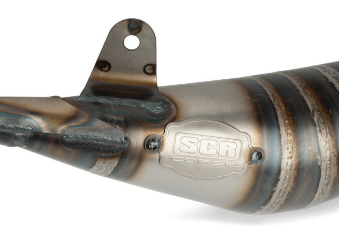 Pot d'échappement SCR Corse Racing Line 80 - 90 AM6 Bleu