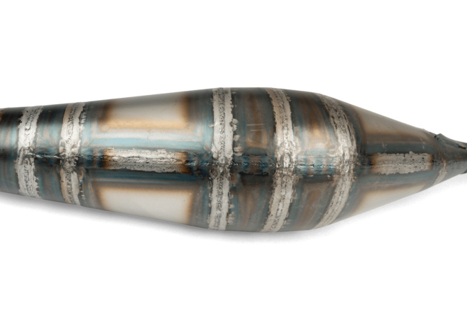 Pot d'échappement SCR Corse Racing Line 80 - 90 AM6 Bleu