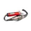 Auspuff SCR Corse Handmade 70 Piaggio rot
