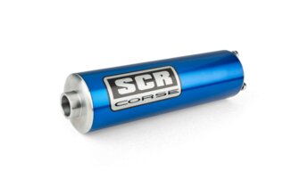 Silenziatore corto SCR Corse blu