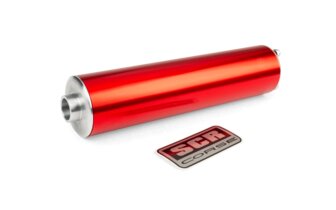 Silenziatore lungo SCR Corse rosso