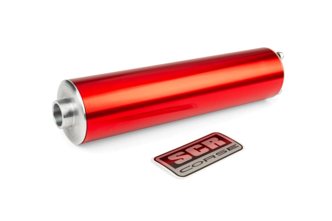 Endschalldämpfer lang SCR Corse rot