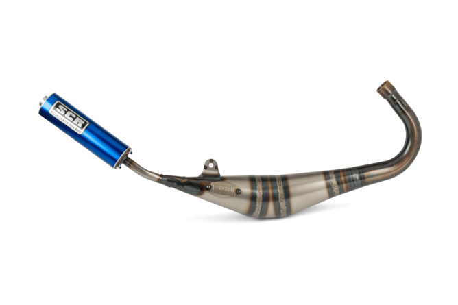 Pot d'échappement SCR Corse Handmade 50 - 70 AM6 Bleu