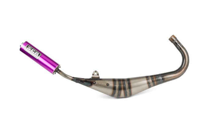 Pot d'échappement SCR Corse Handmade 50 - 70 AM6 Violet