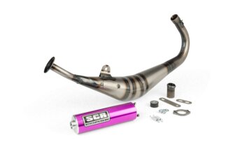 Pot d'échappement SCR Corse Handmade 50 - 70 Derbi Violet