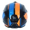 Casque trial MT streetfighter SV TWIN Noir / bleu / orange brillant