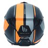 Casque trial MT streetfighter SV TWIN Noir mat / orange fluo