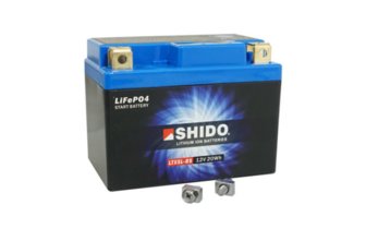 Batterie 12V - 1,6Ah Shido LTX5L-BS Lithium Ion - prête à l'emploi