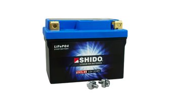 Batterie 12V - 2,4Ah Shido LTX7L-BS Lithium Ion - prête à l'emploi
