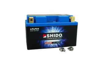 Batterie 12V - 4Ah Shido LTZ10S Lithium Ion - prête à l'emploi