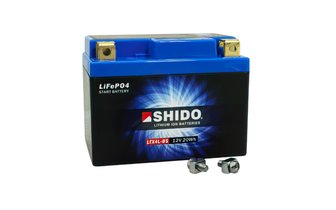 Batterie 12V - 1,6Ah Shido LTX4L-BS Lithium Ion - prête à l'emploi