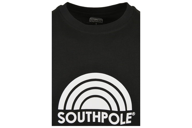 T-Shirt Logo Southpole schwarz